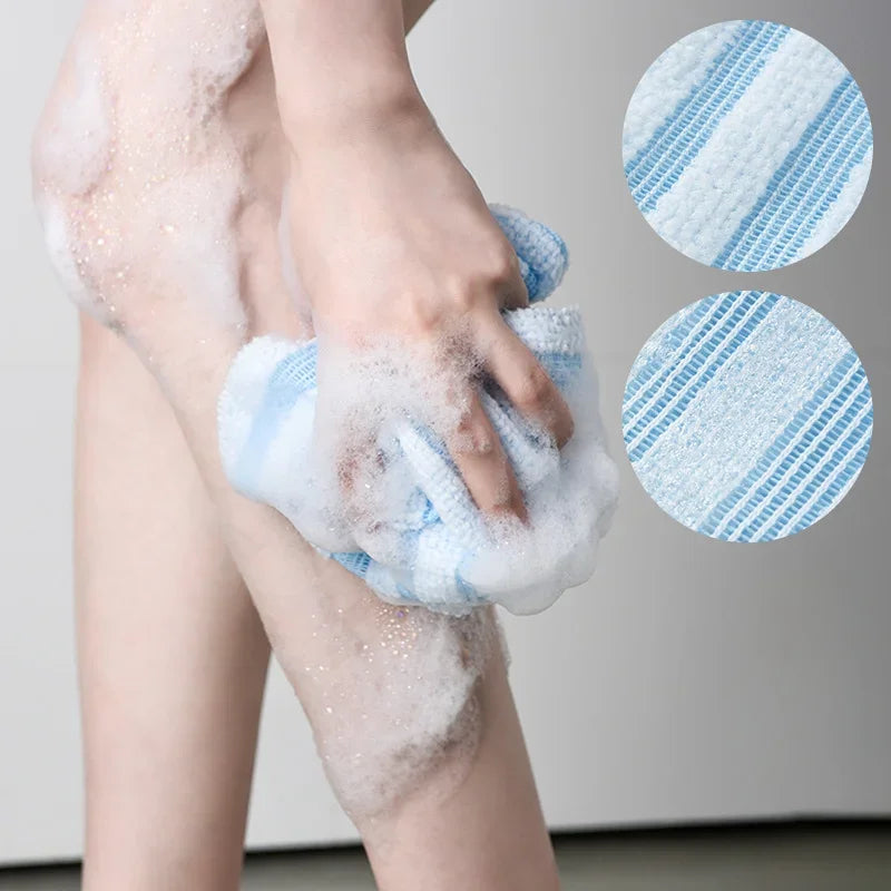 Exfoliating Shower Towel Blue